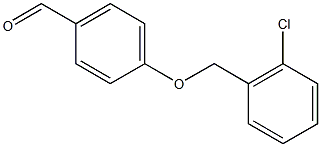 4-[(2-chlorophenyl)methoxy]benzaldehyde Struktur