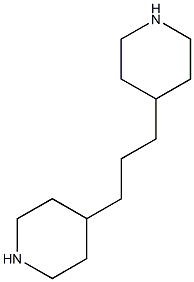 4-[3-(piperidin-4-yl)propyl]piperidine Struktur