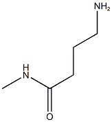 4-amino-N-methylbutanamide Struktur