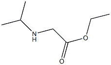 ethyl 2-(propan-2-ylamino)acetate Struktur