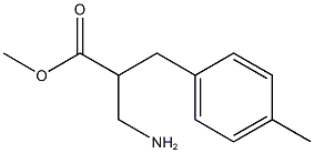 methyl 3-amino-2-[(4-methylphenyl)methyl]propanoate Struktur