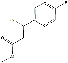 methyl 3-amino-3-(4-fluorophenyl)propanoate Struktur