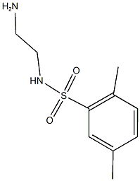 N-(2-aminoethyl)-2,5-dimethylbenzene-1-sulfonamide Struktur