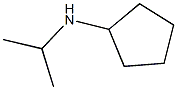 N-(propan-2-yl)cyclopentanamine Struktur