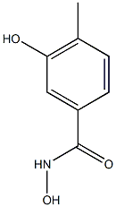 N,3-dihydroxy-4-methylbenzamide Struktur