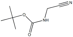 tert-butyl N-(cyanomethyl)carbamate Struktur