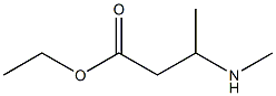 ethyl 3-(methylamino)butanoate Struktur