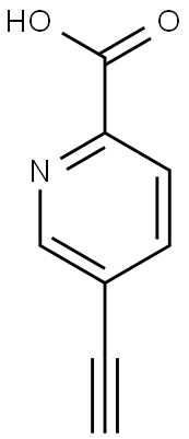 5-Ethynylpyridine-2-carboxylic acid Struktur