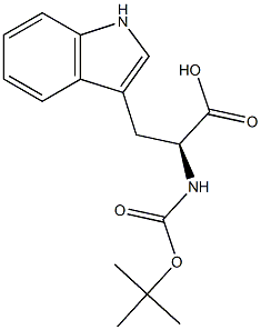 N-a-Boc-L-Tryptophan Struktur