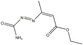 ETHYL 3-[(AMINOCARBONYL)DIAZENYL]BUT-2-ENOATE Struktur