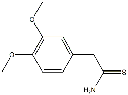 2-(3,4-DIMETHOXYPHENYL)ETHANETHIOAMIDE Struktur