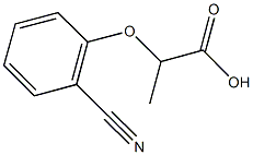 2-(2-CYANOPHENOXY)PROPANOIC ACID Struktur