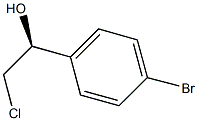 (1S)-1-(4-BROMOPHENYL)-2-CHLOROETHANOL Struktur