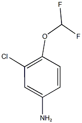 3-CHLORO-4-(DIFLUOROMETHOXY)ANILINE Struktur