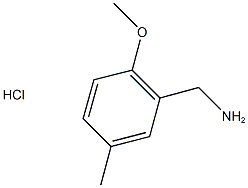 1-(2-METHOXY-5-METHYLPHENYL)METHANAMINE HYDROCHLORIDE Struktur