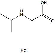 (ISOPROPYLAMINO)ACETIC ACID HYDROCHLORIDE Struktur