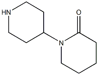 1-(Piperidin-4-yl)piperidin-2-one Struktur