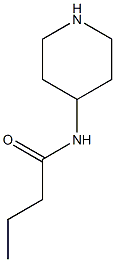 N-PIPERIDIN-4-YLBUTANAMIDE Struktur