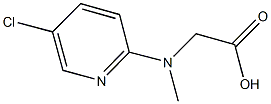 [(5-chloropyridin-2-yl)(methyl)amino]acetic acid Struktur