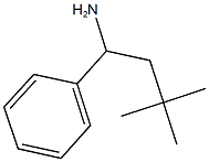 3,3-dimethyl-1-phenylbutan-1-amine Struktur