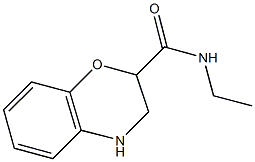 N-ethyl-3,4-dihydro-2H-1,4-benzoxazine-2-carboxamide Struktur