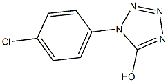 1-(4-chlorophenyl)-1H-tetrazol-5-ol Struktur