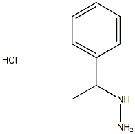 1-(1-phenylethyl)hydrazine hydrochloride Struktur