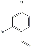 2-Bromo-4-chlorobenzaldehyde Struktur