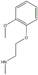 [2-(2-methoxyphenoxy)ethyl](methyl)amine Struktur