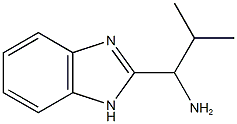 1-(1H-1,3-benzodiazol-2-yl)-2-methylpropan-1-amine Struktur