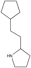 2-(2-cyclopentylethyl)pyrrolidine Struktur