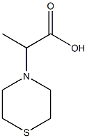 2-(thiomorpholin-4-yl)propanoic acid Struktur