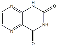 2,3,4,8-tetrahydropteridine-2,4-dione Struktur