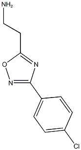 2-[3-(4-chlorophenyl)-1,2,4-oxadiazol-5-yl]ethan-1-amine Struktur