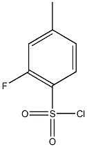 2-fluoro-4-methylbenzene-1-sulfonyl chloride Struktur