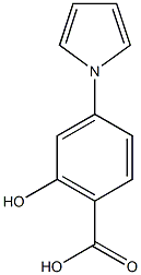 2-hydroxy-4-(1H-pyrrol-1-yl)benzoic acid Struktur