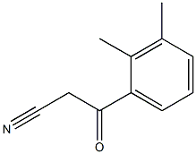 3-(2,3-dimethylphenyl)-3-oxopropanenitrile Struktur