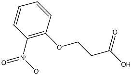 3-(2-nitrophenoxy)propanoic acid Struktur