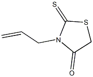 3-(prop-2-en-1-yl)-2-sulfanylidene-1,3-thiazolidin-4-one Struktur