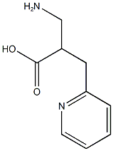 3-amino-2-(pyridin-2-ylmethyl)propanoic acid Struktur