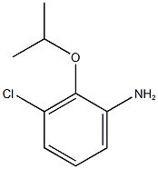 3-chloro-2-(propan-2-yloxy)aniline Struktur