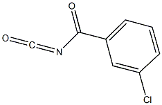 3-chlorobenzoyl isocyanate Struktur