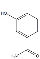 3-hydroxy-4-methylbenzamide Struktur