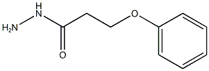 3-phenoxypropanehydrazide Struktur