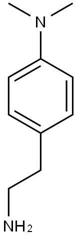 4-(2-aminoethyl)-N,N-dimethylaniline Struktur