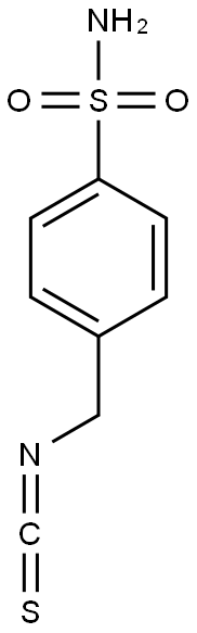 4-(isothiocyanatomethyl)benzene-1-sulfonamide Struktur