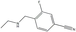 4-[(ethylamino)methyl]-3-fluorobenzonitrile Struktur