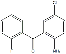 4-chloro-2-[(2-fluorophenyl)carbonyl]aniline Struktur