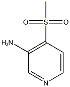 4-methanesulfonylpyridin-3-amine Struktur