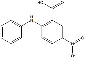 5-nitro-2-(phenylamino)benzoic acid Struktur